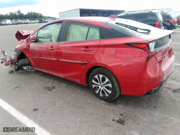 2022 Toyota Prius LE with VIN JTDL9MFUXN3037941, listed as a IAAI auction lot 40747303 with 1 mi miles. Bid and sale history available at carsss.com. Image 3.