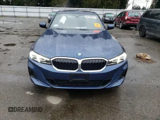 2023 BMW 3 Series 330e with VIN 3MW39FF07P8C85368, listed as a Copart auction lot 45738215 with 16,514 mi miles and Salvage Title. Bid and sale history available at carsss.com. Image 5.