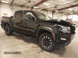 2023 Nissan Frontier Pro-4X with VIN 1N6ED1EK2PN621194, listed as a IAAI auction lot 42441642 with 25,923 mi miles and . Bid and sale history available at DreamBid. Image 1.