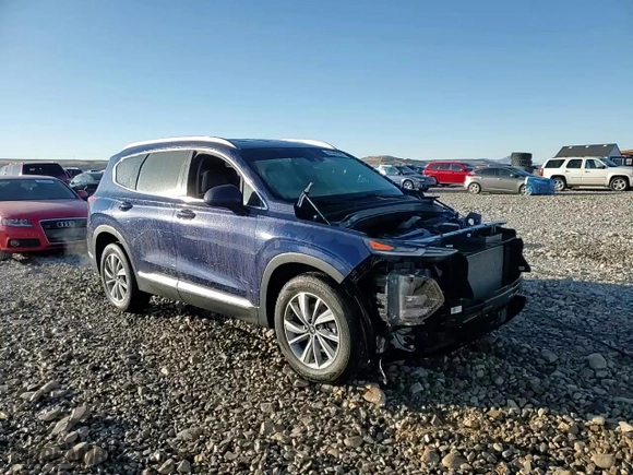 2019 Hyundai Santa Fe SEL with VIN 5NMS33AD1KH111274, listed as a Copart auction lot 44446505 with 33,393 mi miles and Salvage Title. Bid and sale history available at carsss.com. Image 14.