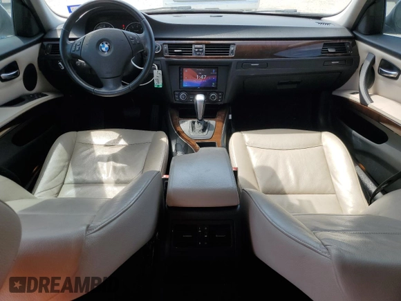 2011 BMW 3 Series 328i with VIN WBAPH7G59BNN07712, listed as a Copart auction lot 53477955 with 88,400 mi miles and Salvage Title. Bid and sale history available at carsss.com. Image 8.