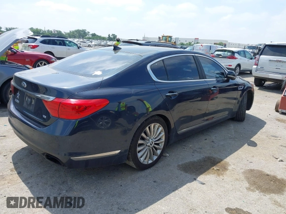 2015 Kia K900 Luxury z VIN KNALW4D48F6022153, wystawiony jako IAAI lot #42371868 z przebiegiem 75 422 mil mil oraz . Historia ofert i sprzedaży dostępna na DreamBid. Obrazek 4.