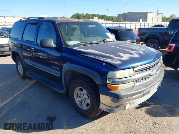 2002 Chevrolet Tahoe LT with VIN 1GNEC13Z72R229519, listed as a IAAI auction lot 40931411 with 289,319 mi miles and . Bid and sale history available at DreamBid. Image 1.