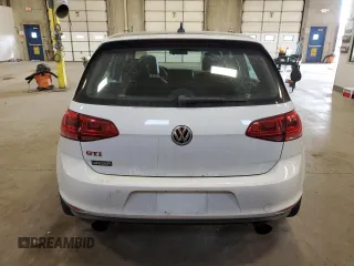 2017 Volkswagen Golf GTI Autobahn with VIN 3VW547AUXHM076691, listed as a Copart auction lot 68203703 with 45,195 mi miles. Bid and sale history available at carsss.com. Image 6.