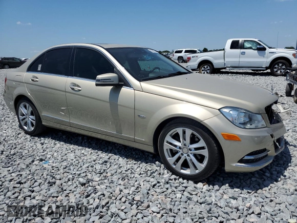 2012 Mercedes-Benz C-Class C 250 Sport with VIN WDDGF4HB4CR238689, listed as a Copart auction lot 54550575 with 45,226 mi miles and Salvage Title. Bid and sale history available at carsss.com. Image 4.
