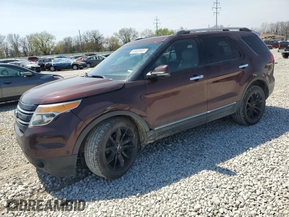 2012 Ford Explorer Limited with VIN 1FMHK7F89CGA55749, listed as a Copart auction lot 53632655 with 215,206 mi miles and Salvage Title. Bid and sale history available at carsss.com. Image 1.