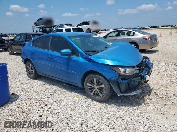 2020 Subaru Impreza Premium with VIN 4S3GKAV66L3602268, listed as a Copart auction lot 60673705 with 39,970 mi miles and Salvage title. Bid and sale history available at DreamBid. Image 4.