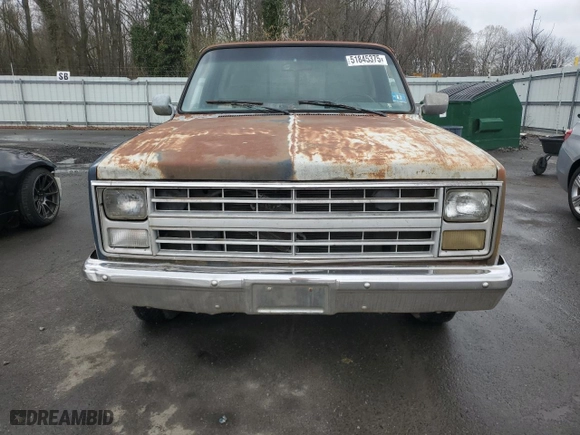 1986 Chevrolet Pickup with VIN 1GCDC14H3GS147264, listed as a Copart auction lot 51845375 with 199,815 mi miles and Clean Title. Bid and sale history available at carsss.com. Image 5.