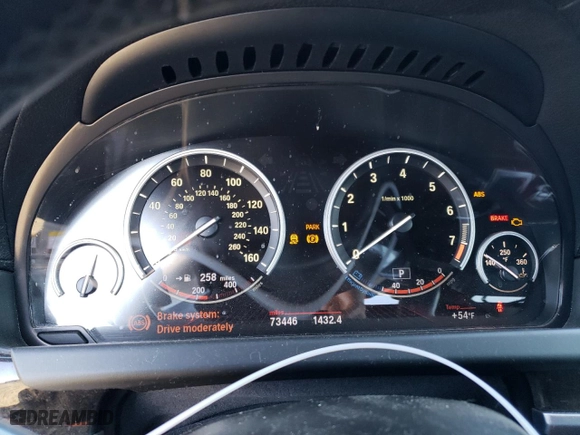 2013 BMW 6 Series 640i with VIN WBA6A0C59DDF14040, listed as a Copart auction lot 41897225 with 73,446 mi miles and Salvage Title. Bid and sale history available at carsss.com. Image 9.