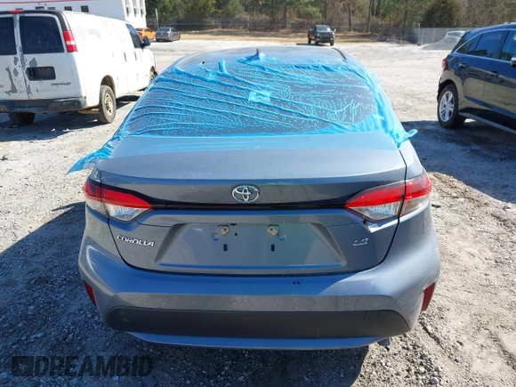 2020 Toyota Corolla LE with VIN JTDEPRAE9LJ092837, listed as a IAAI auction lot 41684690 with 97,113 mi miles. Bid and sale history available at carsss.com. Image 16.