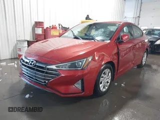 2019 Hyundai Elantra SE with VIN 5NPD74LF6KH473802, listed as a IAAI auction lot 41256394 with 130,699 mi miles and . Bid and sale history available at DreamBid. Image 2.
