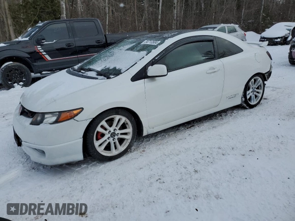 2007 Honda Civic Si with VIN 2HGFG21587H100365, listed as a Copart auction lot 84713504 with 347,419 mi miles and Salvage Title. Bid and sale history available at DreamBid. Image 1.