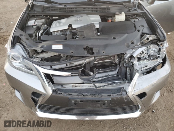 2017 Lexus CT with VIN JTHKD5BH9H2289603, listed as a Copart auction lot 80085064 with 104,419 mi miles and Salvage Title. Bid and sale history available at carsss.com. Image 11.
