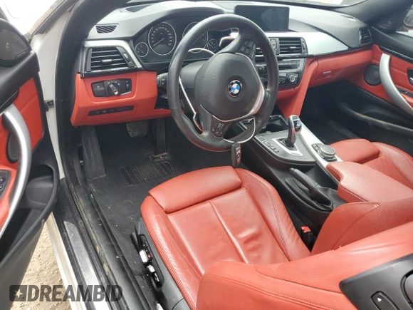 2017 BMW 4 Series 430i xDrive with VIN WBA4R9C52HK878447, listed as a Copart auction lot 52761665 with Not Provided miles and Salvage Title. Bid and sale history available at DreamBid. Image 8.