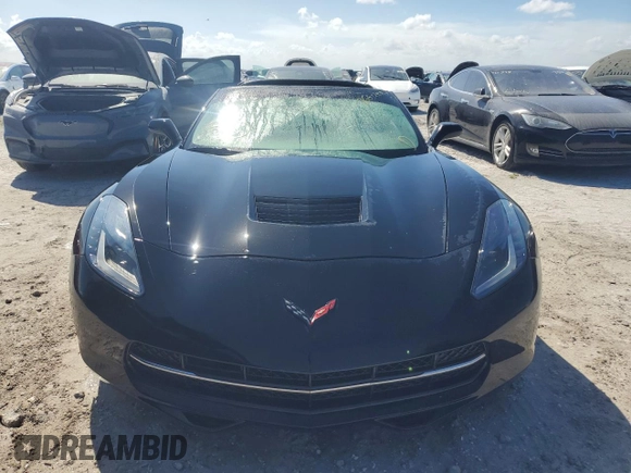 2015 Chevrolet Corvette 1LT with VIN 1G1YA2D77F5109465, listed as a Copart auction lot 76612824 with 87,098 mi miles and Salvage Title. Bid and sale history available at carsss.com. Image 5.
