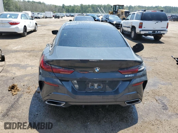 2020 BMW 8 Series 840i with VIN WBAGV2C06LCD56253, listed as a Copart auction lot 63133353 with 25,553 mi miles and . Bid and sale history available at DreamBid. Image 6.