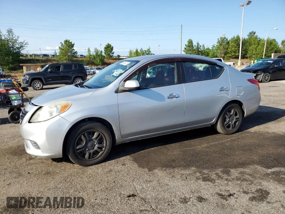 2012 Nissan Versa SV с VIN 3N1CN7AP8CL841996, выставлен на аукционе Copart как лот 59093845 с пробегом 155 578 миль миль и Списание • Salvage title. История ставок и продаж доступна на DreamBid. Изображение 1.