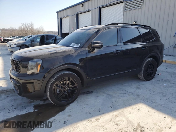 2024 Kia Telluride SX X-Line with VIN 5XYP5DGCXRG502514, listed as a Copart auction lot 48963985 with 20,560 mi miles and Salvage Title. Bid and sale history available at carsss.com. Image 1.