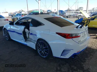 2017 Lexus RC with VIN JTHHE5BC0H5016527, listed as a IAAI auction lot 41323618 with 72,456 mi miles. Bid and sale history available at carsss.com. Image 3.