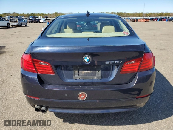 2012 BMW 5 Series 528i xDrive with VIN WBAXH5C58CDW08550, listed as a Copart auction lot 49381635 with 93,606 mi miles and Salvage Title. Bid and sale history available at carsss.com. Image 6.