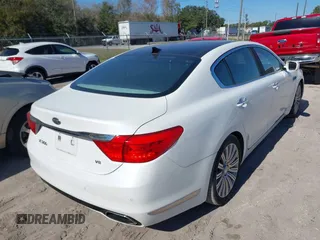2015 Kia K900 Premium with VIN KNALU4D43F6024592, listed as a IAAI auction lot 41283765 with 114,549 mi miles. Bid and sale history available at carsss.com. Image 6.