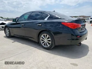 2016 Infiniti Q50 Premium with VIN JN1EV7AP1GM304441, listed as a Copart auction lot 58444905 with 98,371 mi miles and Salvage title. Bid and sale history available at DreamBid. Image 2.