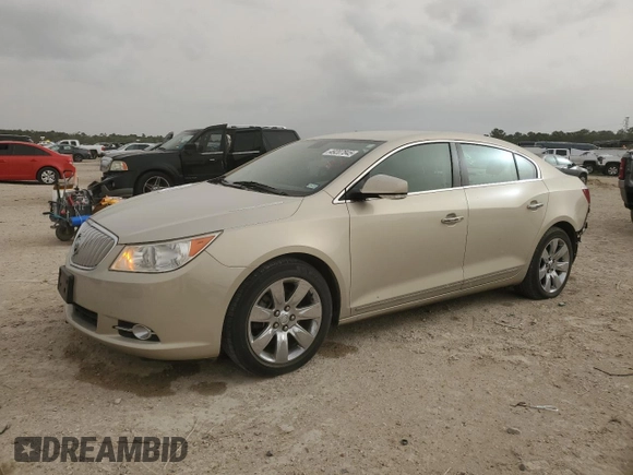 2011 Buick LaCrosse CXS with VIN 1G4GE5ED0BF361619, listed as a Copart auction lot 49207845 with 104,364 mi miles and Salvage Title. Bid and sale history available at carsss.com. Image 1.