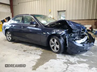 2006 BMW 5 Series 530xi with VIN WBANF73596CU21336, listed as a Copart auction lot 52828545 with 166,092 mi miles and Salvage Title. Bid and sale history available at DreamBid. Image 4.