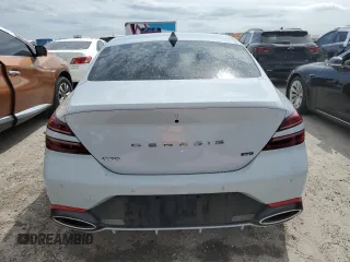 2022 Genesis G70 3.3T with VIN KMTG54TEXNU094145, listed as a Copart auction lot 74750704 with 32,388 mi miles and Non Repairable. Bid and sale history available at DreamBid. Image 6.