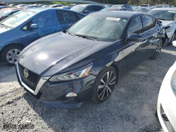 2020 Nissan Altima 2.5 S with VIN 1N4BL4BW8LN322651, listed as a Copart auction lot 63535032 with 53,975 mi miles and Salvage Title. Bid and sale history available at carsss.com. Image 2.