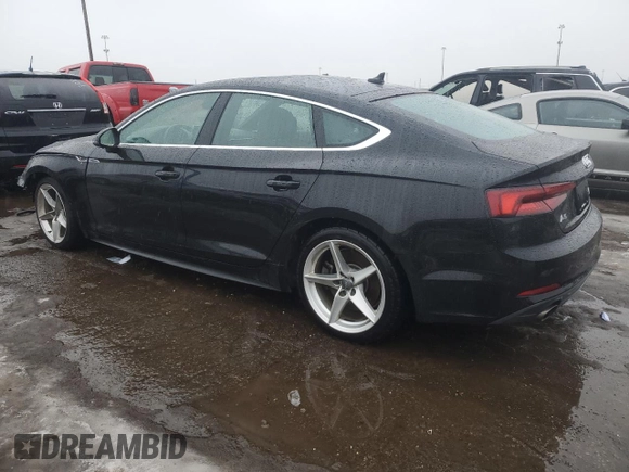2018 Audi A5 Sportback Premium Plus with VIN WAUENCF57JA098481, listed as a Copart auction lot 38524434 with 49,740 mi miles. Bid and sale history available at carsss.com. Image 2.