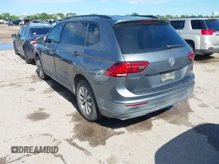 2019 Volkswagen Tiguan S with VIN 3VV1B7AX1KM085354, listed as a IAAI auction lot 42229851 with 85,169 mi miles and . Bid and sale history available at DreamBid. Image 3.