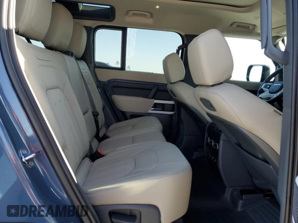 2022 Land Rover Defender SE with VIN SALEPERU8N2067390, listed as a Copart auction lot 52444155 with 35,165 mi miles and Salvage title. Bid and sale history available at DreamBid. Image 12.