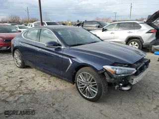 2020 Genesis G70 2.0T with VIN KMTG34LA1LU059770, listed as a Copart auction lot 47201445 with 74,408 mi miles and Salvage Title. Bid and sale history available at carsss.com. Image 4.