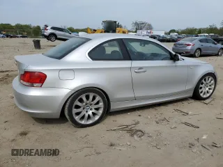 2009 BMW 1 Series 128i with VIN WBAUP73579VK74936, listed as a Copart auction lot 54558905 with 128,563 mi miles and Clean Title. Bid and sale history available at carsss.com. Image 3.