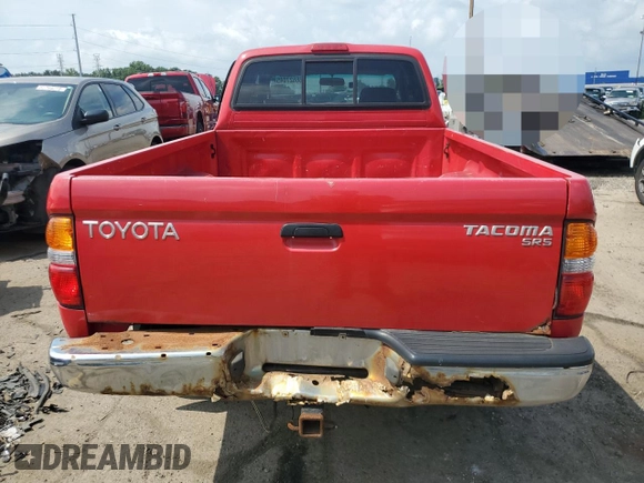 2002 Toyota Tacoma with VIN 5TEWM72N02Z885559, listed as a Copart auction lot 66627045 with Not provided miles and Clean title. Bid and sale history available at DreamBid. Image 6.