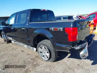 2020 Ford F-150 XL with VIN 1FTEW1EP0LKE90657, listed as a IAAI auction lot 40784955 with 64,978 mi miles and . Bid and sale history available at DreamBid. Image 3.
