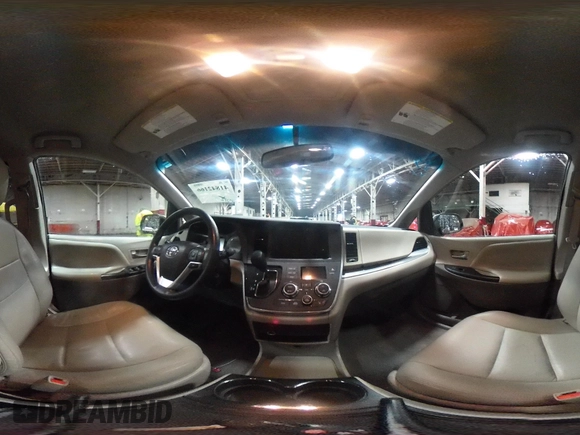 2015 Toyota Sienna LE AAS with VIN 5TDKK3DC2FS609296, listed as a IAAI auction lot 41842166 with 160,342 mi miles. Bid and sale history available at carsss.com. Image 19.