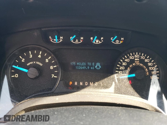 2014 Ford F-150 XL with VIN 1FTEX1EM0EKG54253, listed as a Copart auction lot 70742144 with 102,649 mi miles and Non Repairable. Bid and sale history available at carsss.com. Image 9.