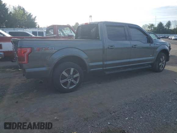 2015 Ford F-150 XLT with VIN 1FTFW1EG5FFB43455, listed as a Copart auction lot 46404195 with 298,332 mi miles and Salvage Title. Bid and sale history available at carsss.com. Image 3.