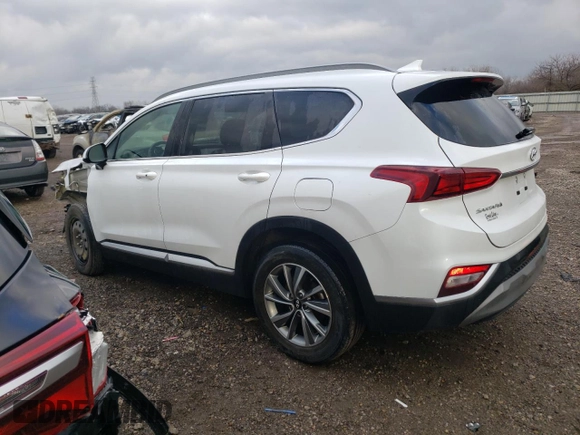 2019 Hyundai Santa Fe SEL with VIN 5NMS33AD1KH062822, listed as a Copart auction lot 84717624 with 39,862 mi miles and Salvage Title. Bid and sale history available at carsss.com. Image 2.