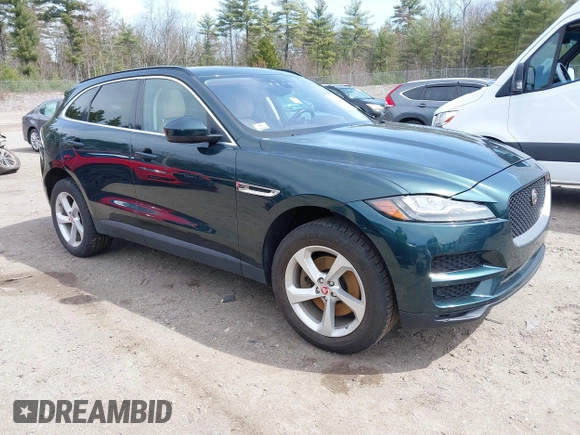 2017 Jaguar F-Pace 35t Prestige z VIN SADCK2BV4HA087827, wystawiony jako IAAI lot #41980338 z przebiegiem Nie podano mil oraz . Historia ofert i sprzedaży dostępna na DreamBid. Obrazek 1.