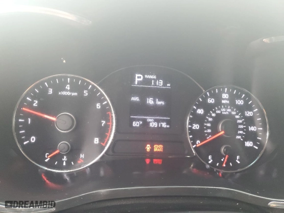 2017 Kia Forte5 LX with VIN KNAFK5A81H5687975, listed as a Copart auction lot 79417614 with 109,176 mi miles and Salvage Title. Bid and sale history available at carsss.com. Image 9.