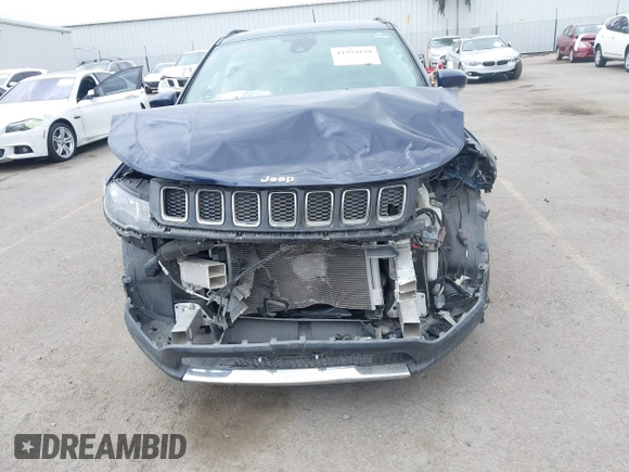 2021 Jeep Compass Limited with VIN 3C4NJCCB1MT581406, listed as a IAAI auction lot 41934159 with 22,967 mi miles and . Bid and sale history available at DreamBid. Image 6.