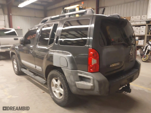 2005 Nissan Xterra S with VIN 5N1AN08W55C652001, listed as a IAAI auction lot 41875229 with 223,022 mi miles. Bid and sale history available at carsss.com. Image 3.