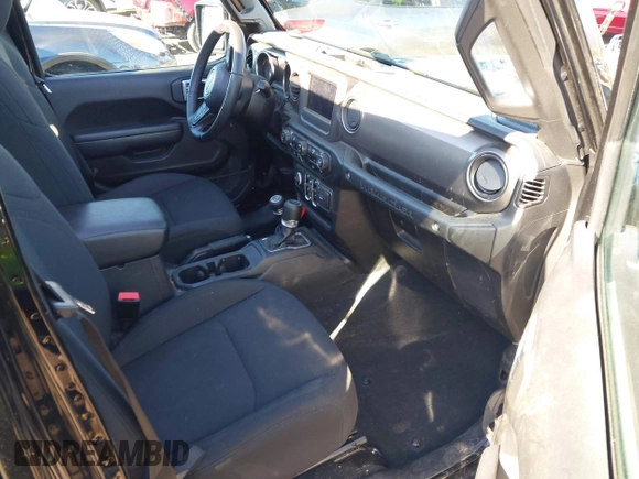 2022 Jeep Wrangler Unlimited Sport S with VIN 1C4HJXDN8NW263081, listed as a IAAI auction lot 41113466 with 34,238 mi miles. Bid and sale history available at carsss.com. Image 5.