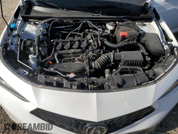 2023 Acura Integra with VIN 19UDE4H24PA028003, listed as a Copart auction lot 49224565 with 15,990 mi miles and Salvage Title. Bid and sale history available at DreamBid. Image 12.