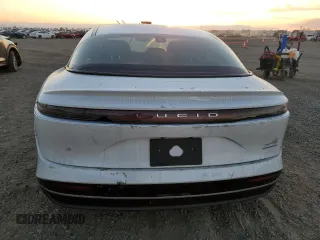 2023 Lucid Air Touring with VIN 50EA1TEA3PA002281, listed as a Copart auction lot 82719864 with 0 mi miles and Salvage Title. Bid and sale history available at carsss.com. Image 6.
