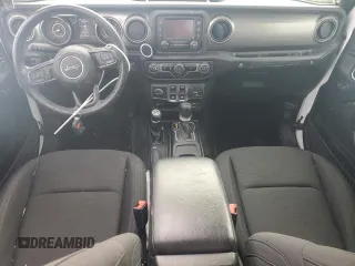 2020 Jeep Wrangler Sport S with VIN 1C4GJXAN7LW155533, listed as a Copart auction lot 44885625 with 40,045 mi miles and Salvage title. Bid and sale history available at DreamBid. Image 8.