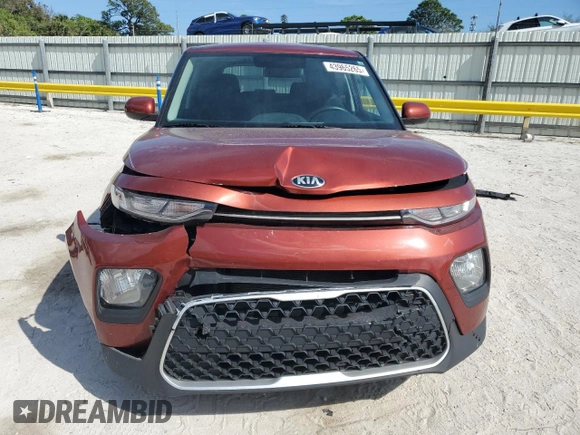 2020 Kia Soul LX with VIN KNDJ23AU3L7096431, listed as a Copart auction lot 43965265 with 54,768 mi miles and Salvage Title. Bid and sale history available at carsss.com. Image 5.
